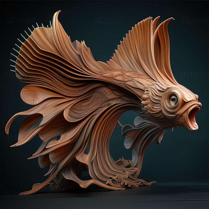 Бійцівська риба Риба-дракон